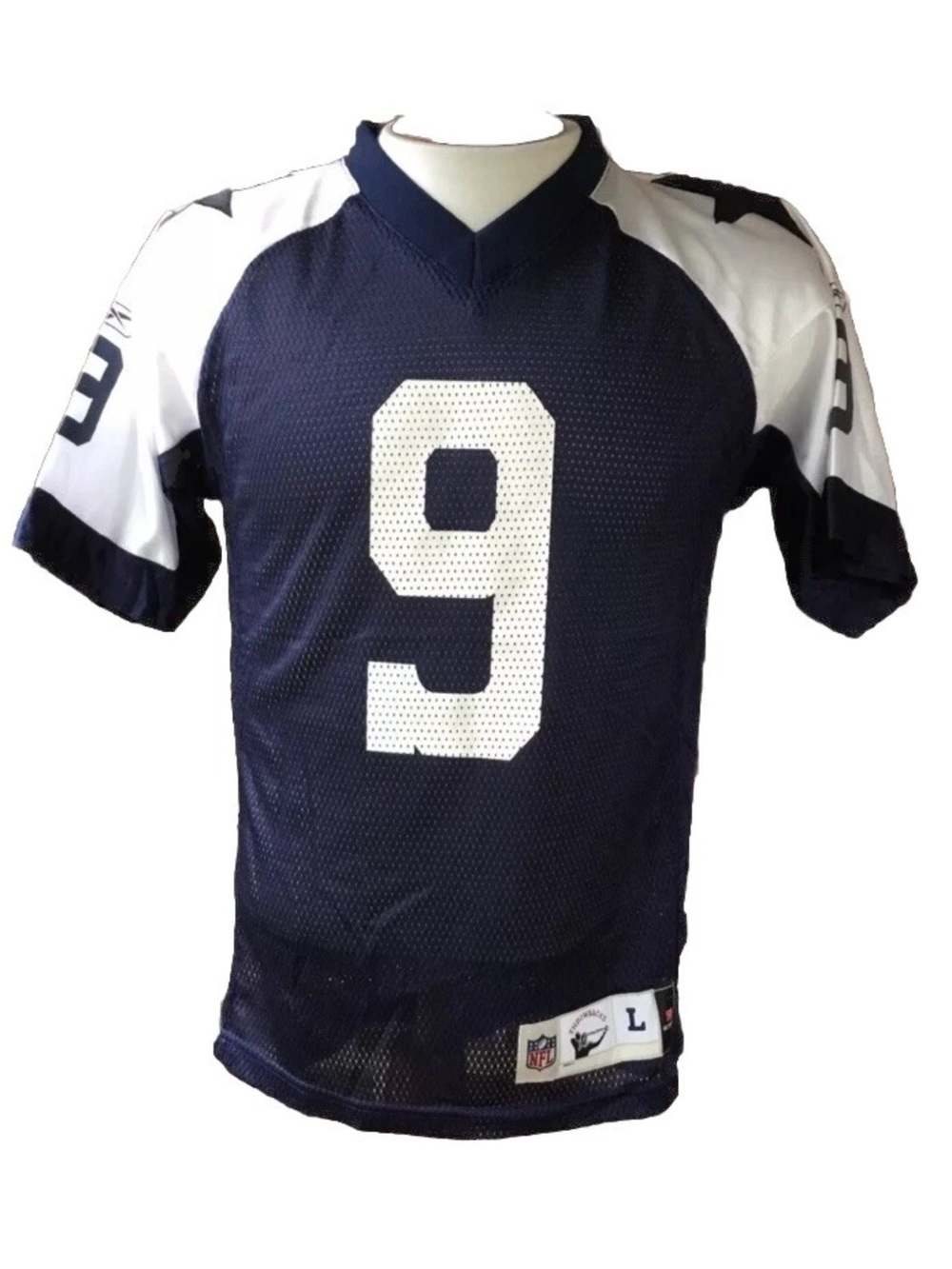 Reebok Dallas Cowboys Tony Romo Throwback Jersey Youth Size Large 14/16